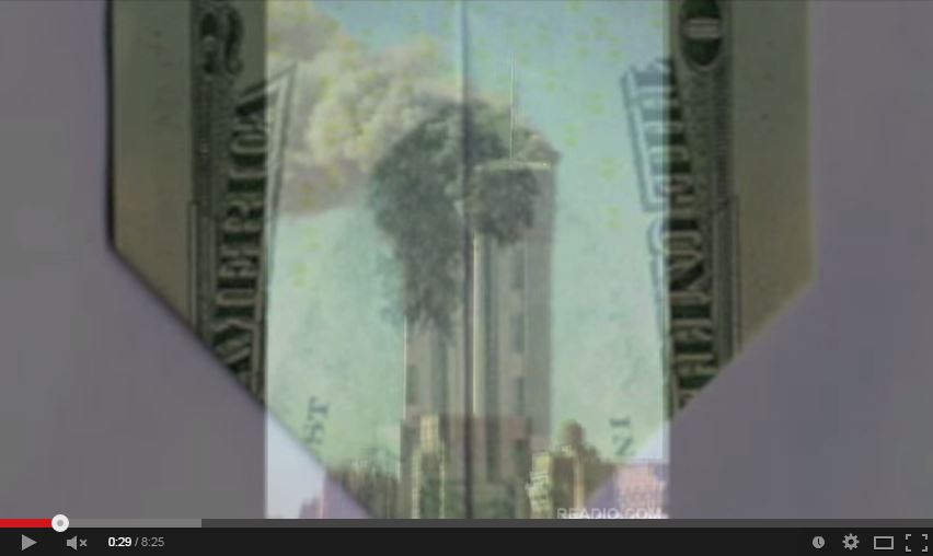 Comparaison scène World Trade Center et billet