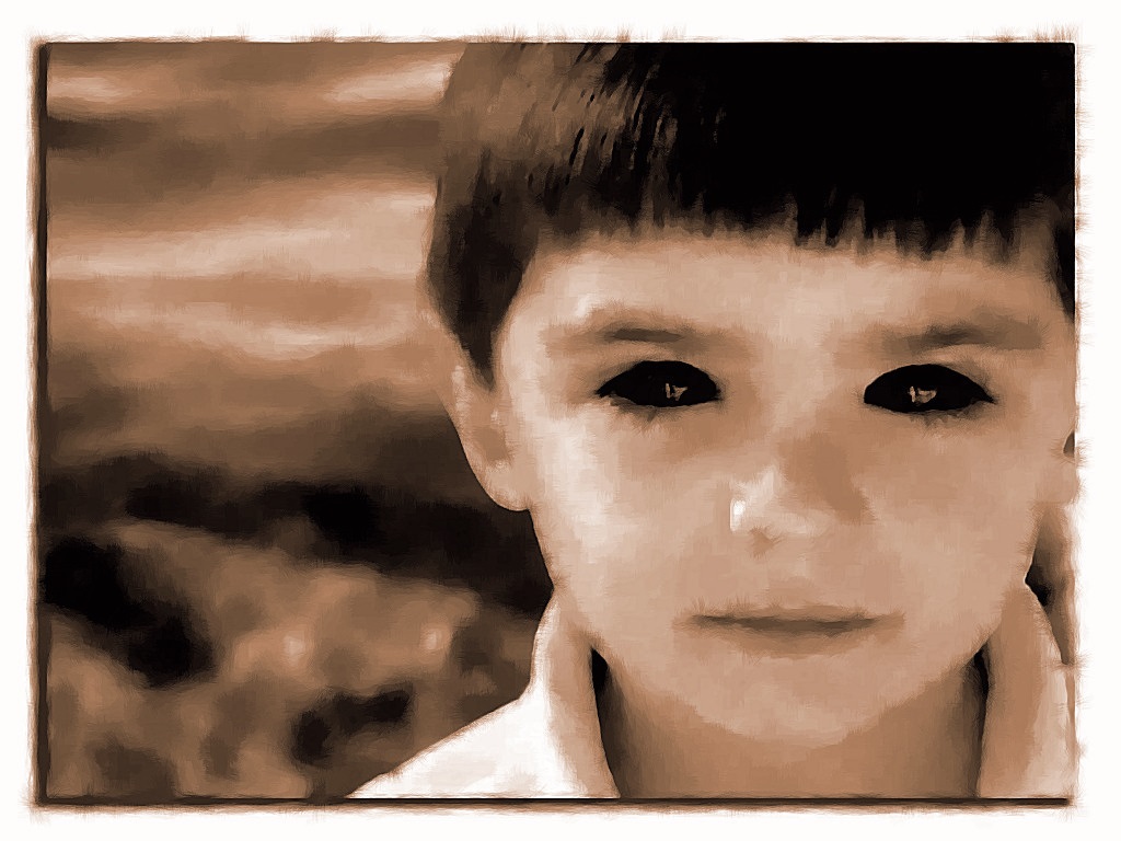 L'enfant aux yeux noirs